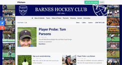 Desktop Screenshot of barneshockeyclub.co.uk